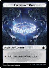 Food // Replicated Ring Double-Sided Token [March of the Machine Commander Tokens] | Card Citadel