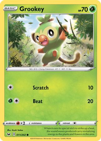 Grookey (011/202) (Premium Collection) [Sword & Shield: Base Set] | Card Citadel