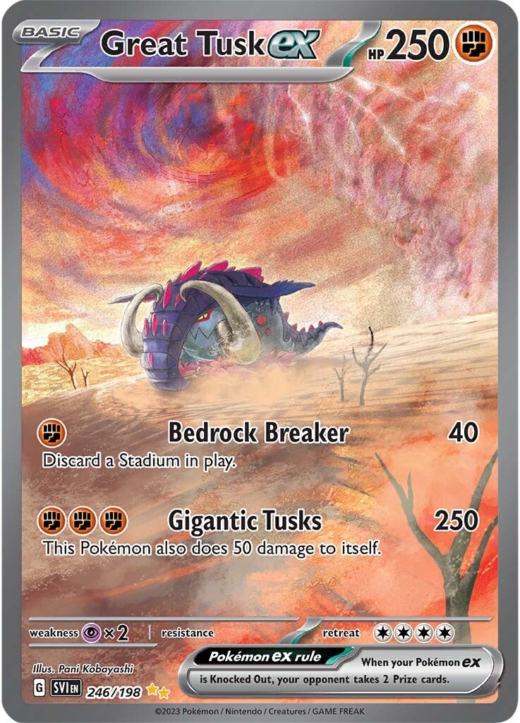 Great Tusk ex (246/198) [Scarlet & Violet: Base Set] | Card Citadel