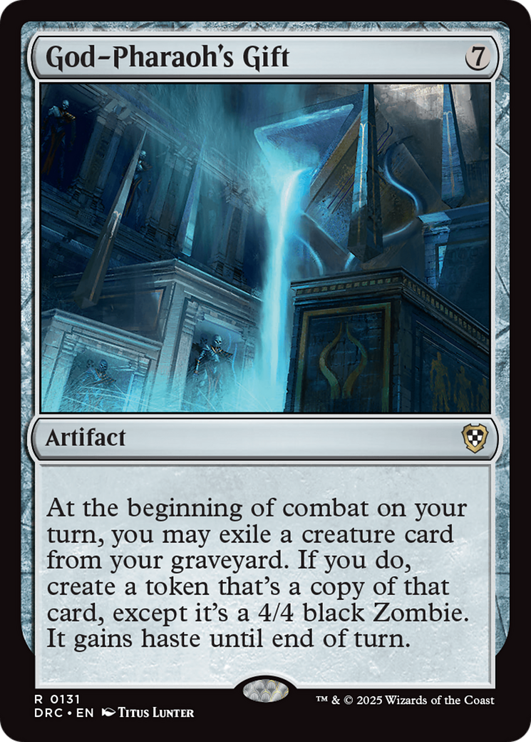 God-Pharaoh's Gift [Aetherdrift Commander] | Card Citadel