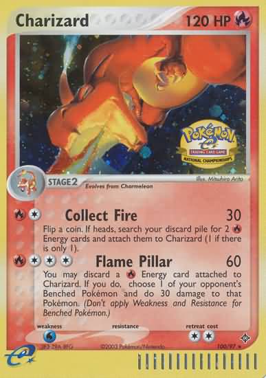 Charizard (100/97) (National Championship 2004) [League & Championship Cards] | Card Citadel