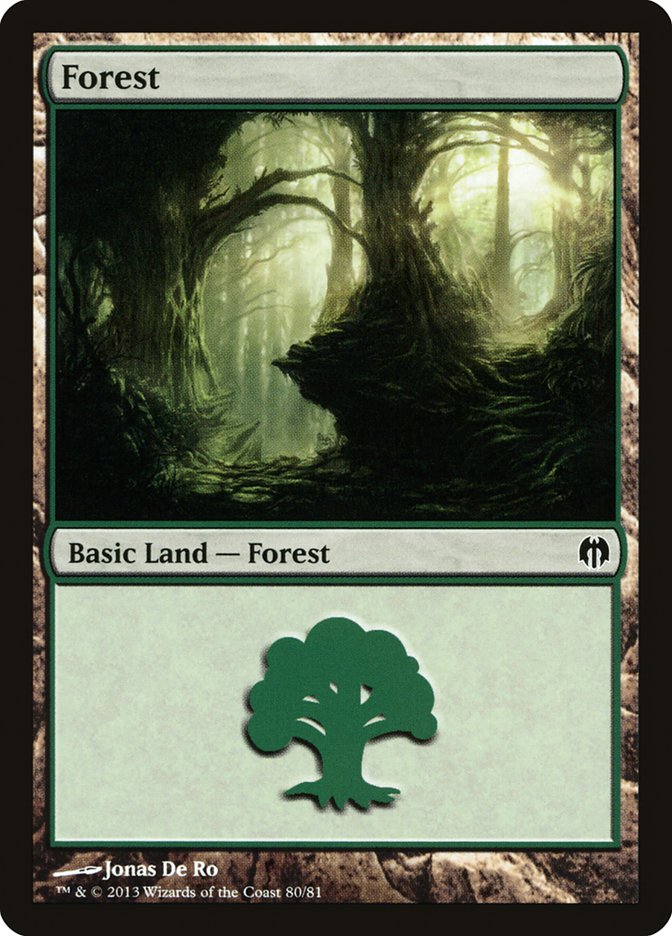 Forest (80) [Duel Decks: Heroes vs. Monsters] | Card Citadel