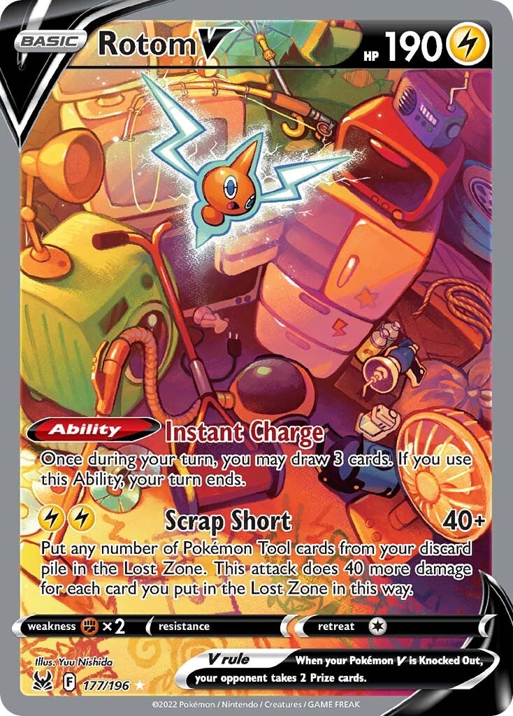 Rotom V (177/196) [Sword & Shield: Lost Origin] | Card Citadel