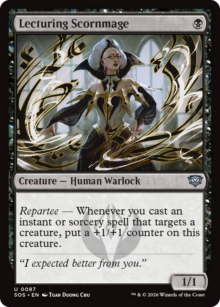Lecturing Scornmage [Secrets of Strixhaven] | Card Citadel