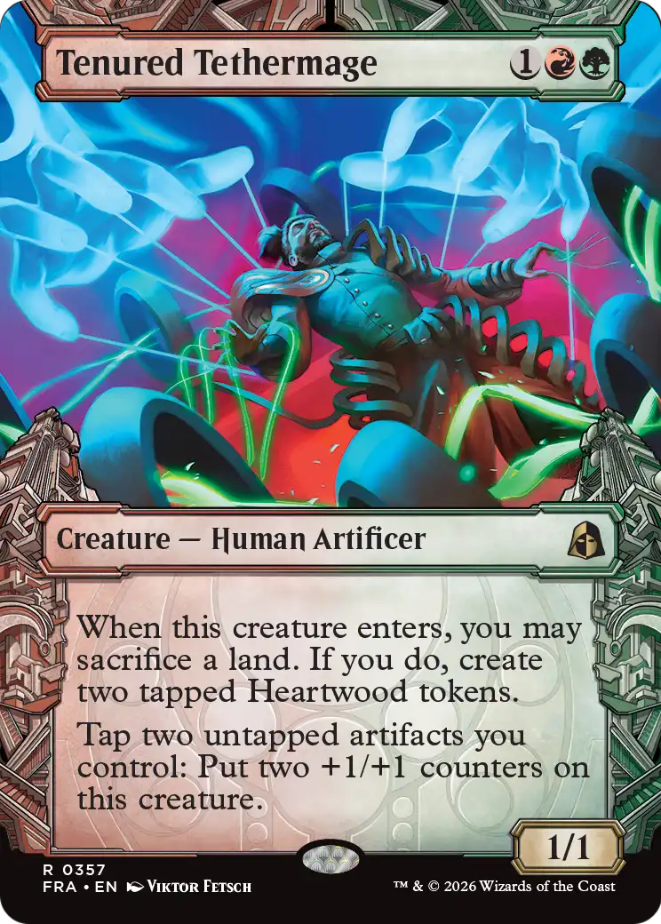 Tenured Tethermage (Showcase) [Reality Fracture] | Card Citadel