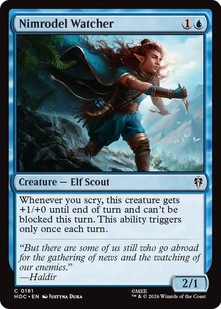 Nimrodel Watcher [The Hobbit: Eternal-Legal] | Card Citadel