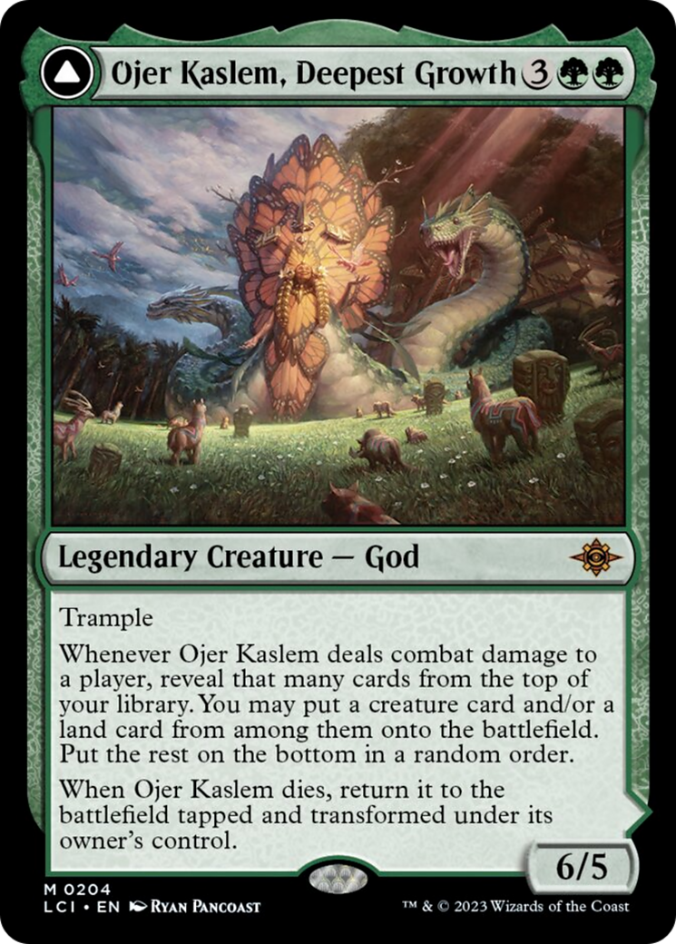 Ojer Kaslem, Deepest Growth // Temple of Cultivation [The Lost Caverns of Ixalan] | Card Citadel