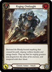 Raging Onslaught (Red) [U-WTR188] (Welcome to Rathe Unlimited)  Unlimited Rainbow Foil | Card Citadel