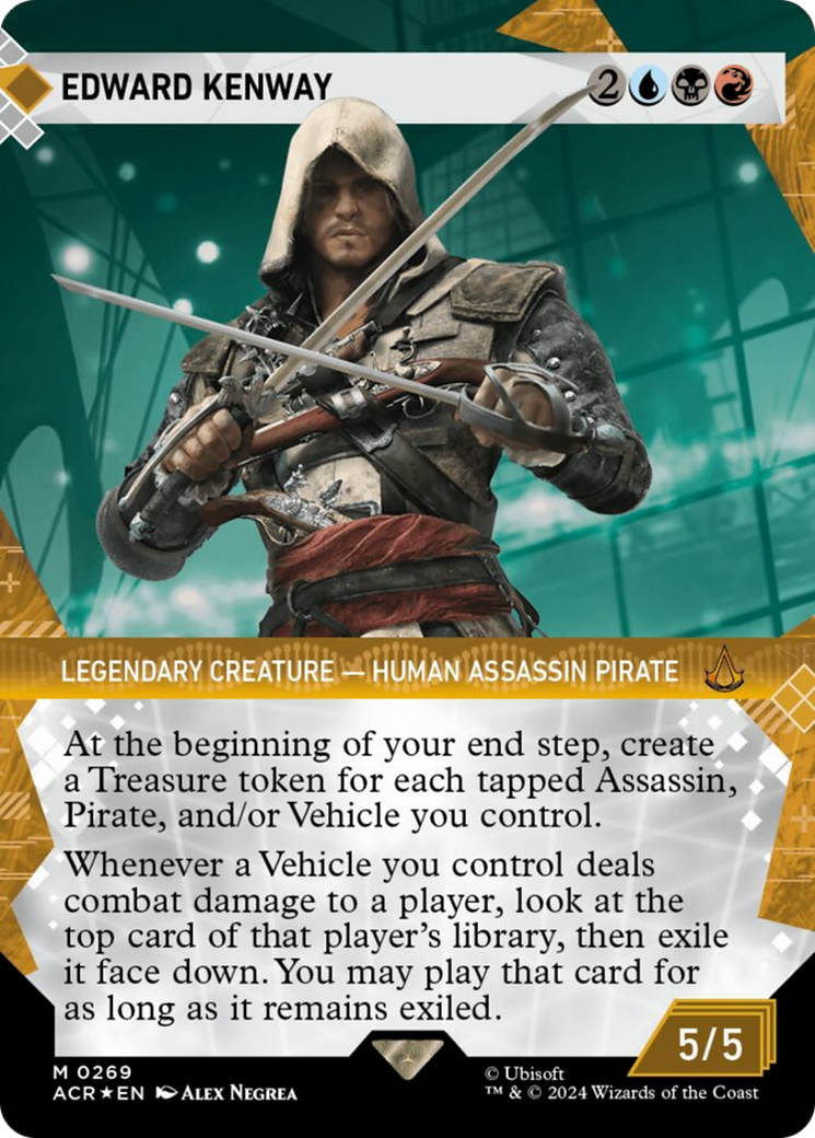 Edward Kenway (Showcase) (Textured Foil) [Assassin's Creed] | Card Citadel