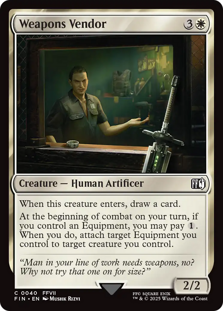 Weapons Vendor [FINAL FANTASY] | Card Citadel