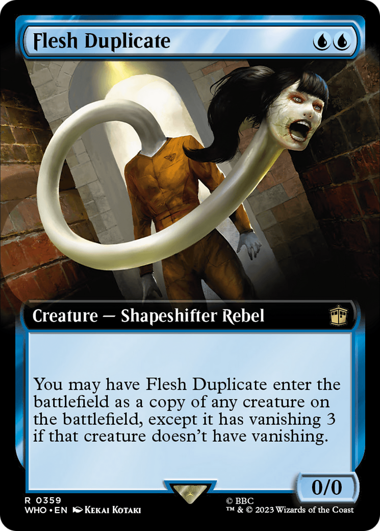 Flesh Duplicate (Extended Art) [Doctor Who] | Card Citadel