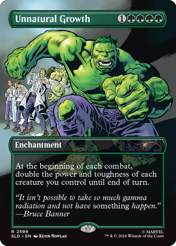 Unnatural Growth (2599) [Secret Lair Drop Series] | Card Citadel