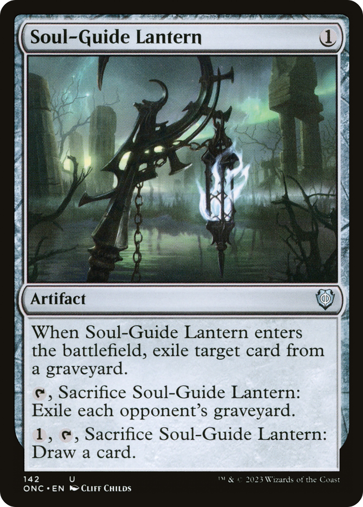 Soul-Guide Lantern [Phyrexia: All Will Be One Commander] | Card Citadel