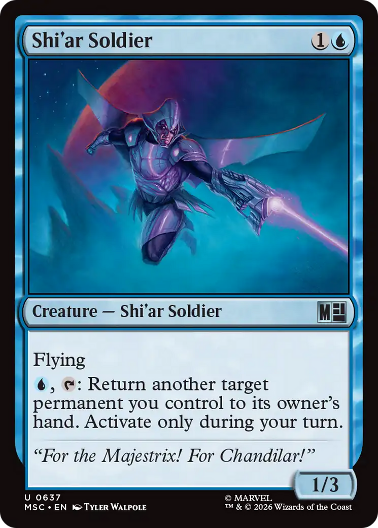 Shi'ar Soldier [Marvel Super Heroes Commander] | Card Citadel