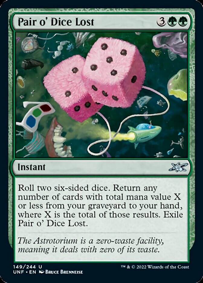 Pair o' Dice Lost [Unfinity] | Card Citadel