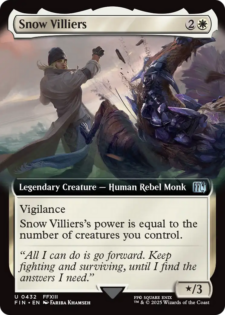 Snow Villiers (Extended Art) [FINAL FANTASY] | Card Citadel