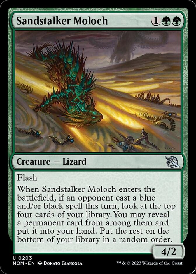 Sandstalker Moloch [March of the Machine] | Card Citadel