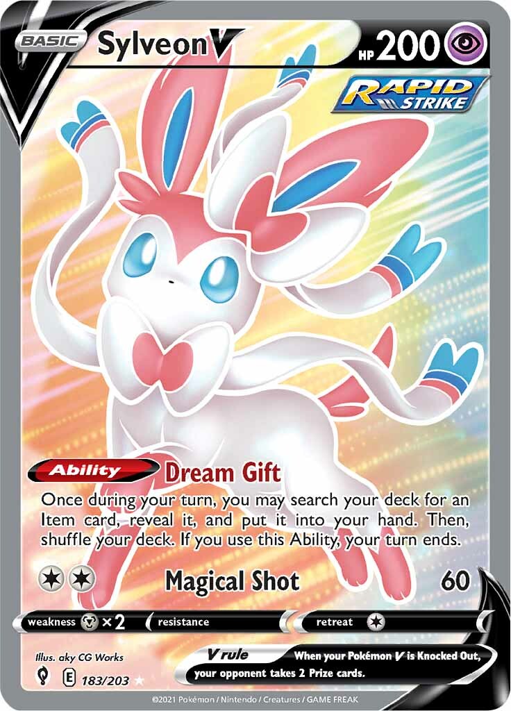 Sylveon V (183/203) [Sword & Shield: Evolving Skies] | Card Citadel