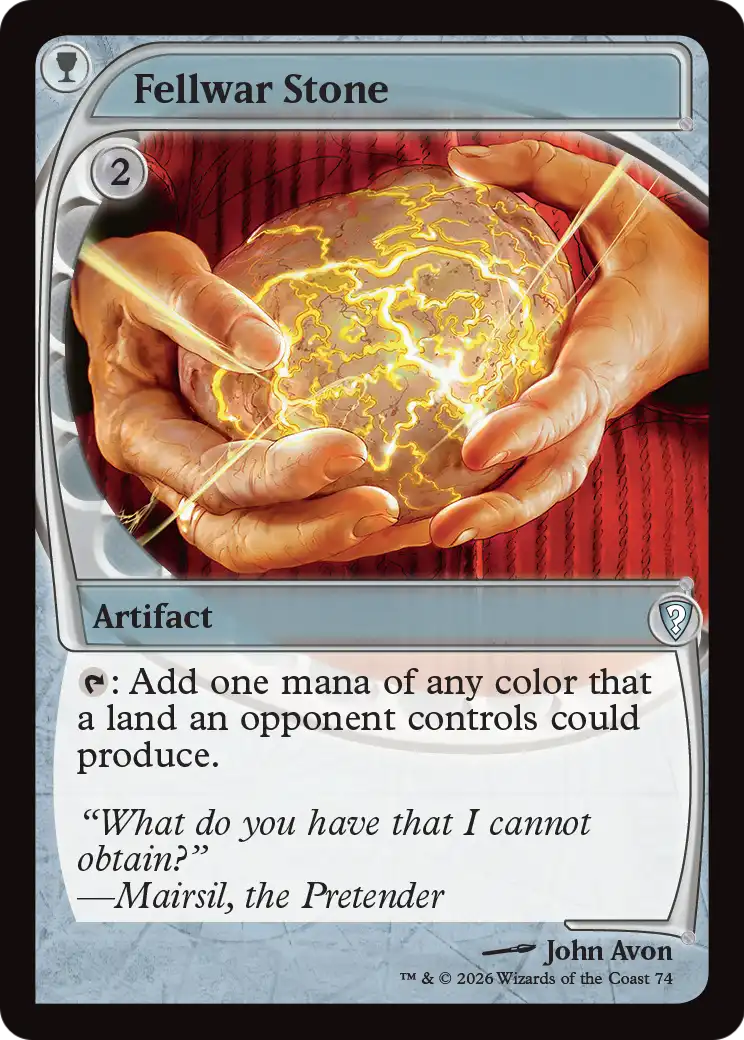 Fellwar Stone (Future Sight) [Mystery Booster: Commander Edition] | Card Citadel