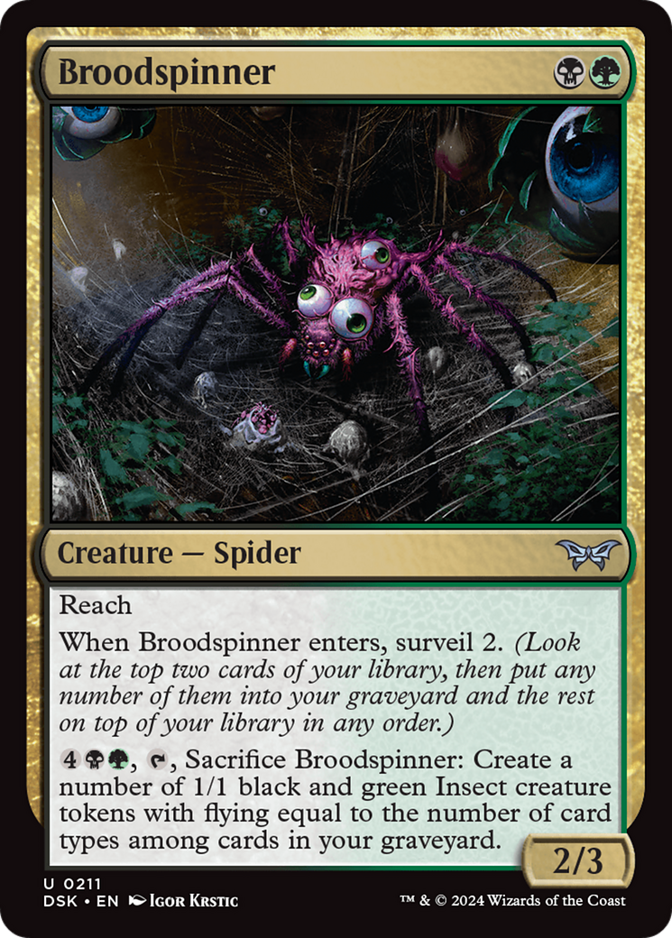 Broodspinner [Duskmourn: House of Horror] | Card Citadel