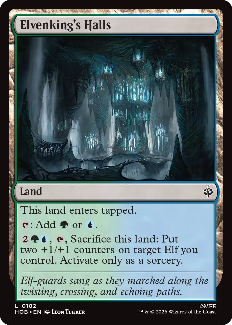 Elvenking's Halls [The Hobbit] | Card Citadel
