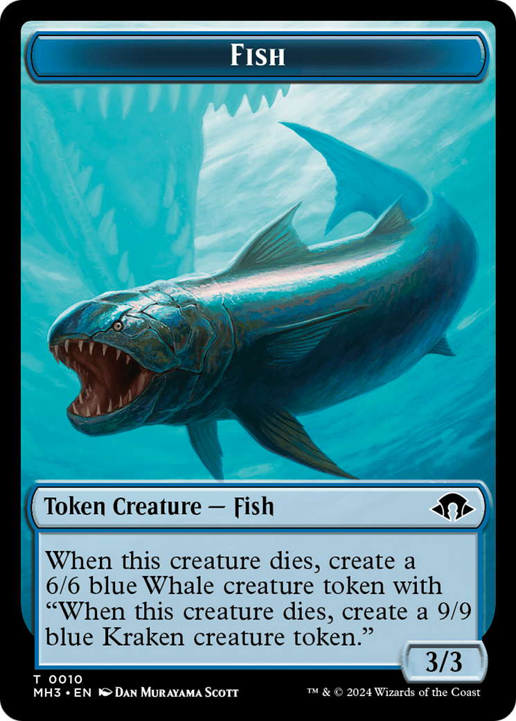 Fish Token [Modern Horizons 3 Tokens] | Card Citadel