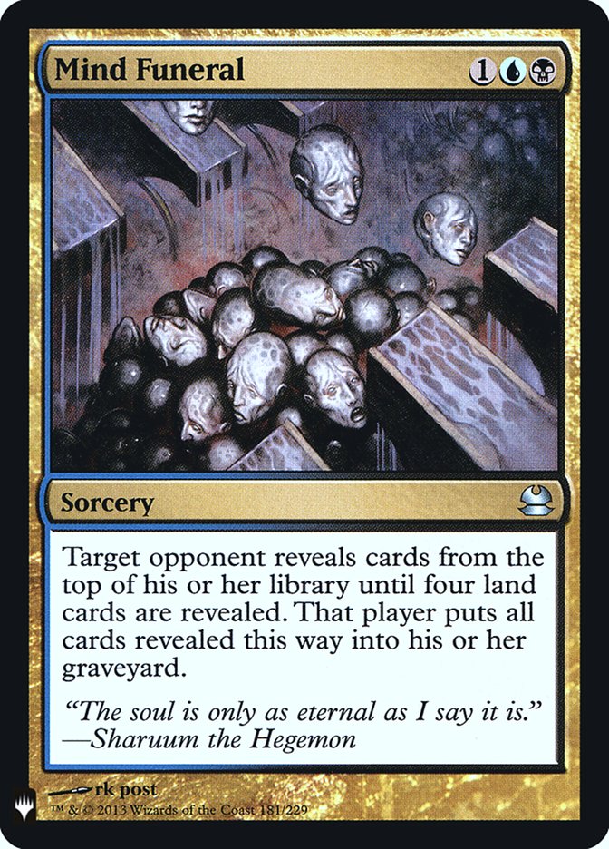 Mind Funeral [Mystery Booster] | Card Citadel
