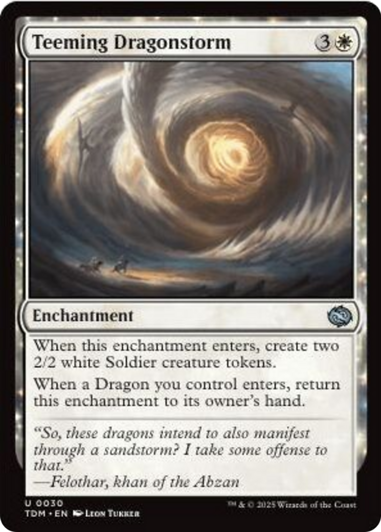 Teeming Dragonstorm (Showcase) [Tarkir: Dragonstorm] | Card Citadel