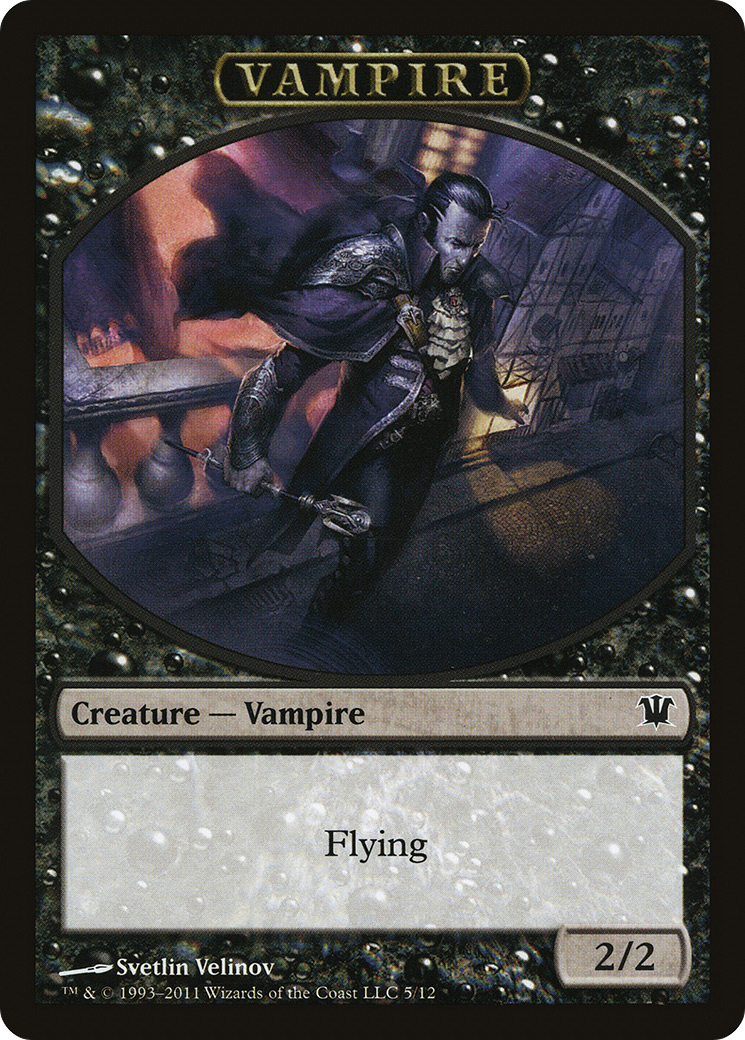 Blood // Vampire (0007) Double-Sided Token [Innistrad Remastered Tokens] | Card Citadel