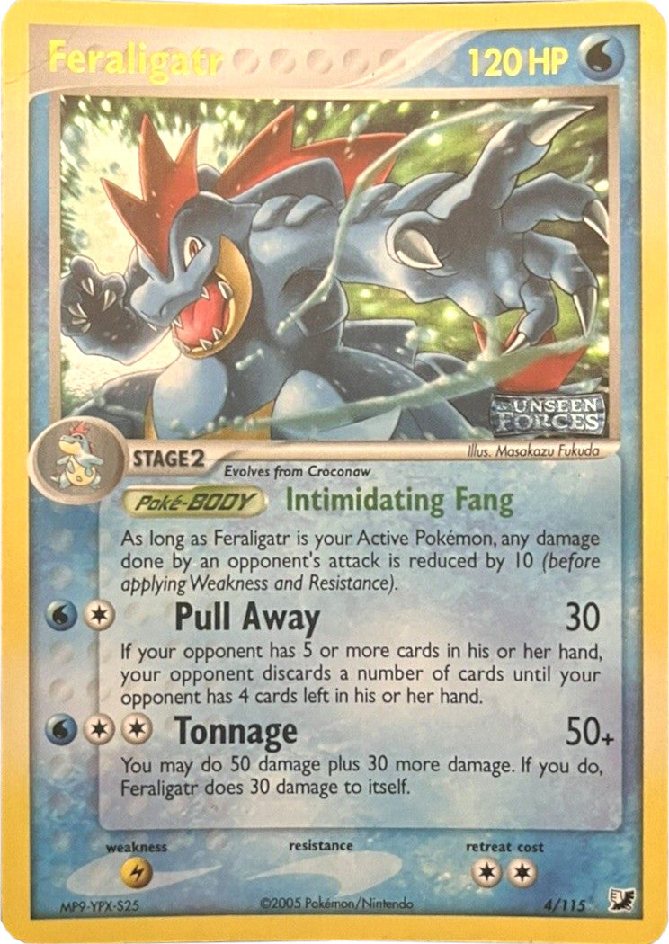 Feraligatr (4/115) (Stamped) [EX: Unseen Forces] | Card Citadel