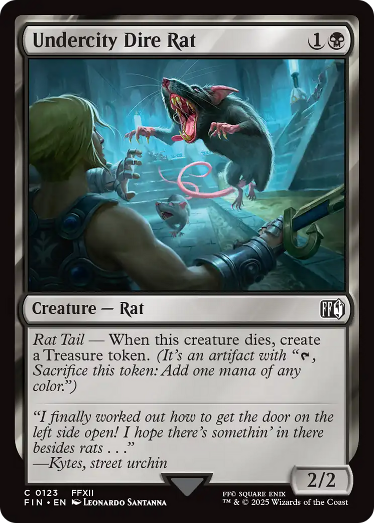 Undercity Dire Rat [FINAL FANTASY] | Card Citadel