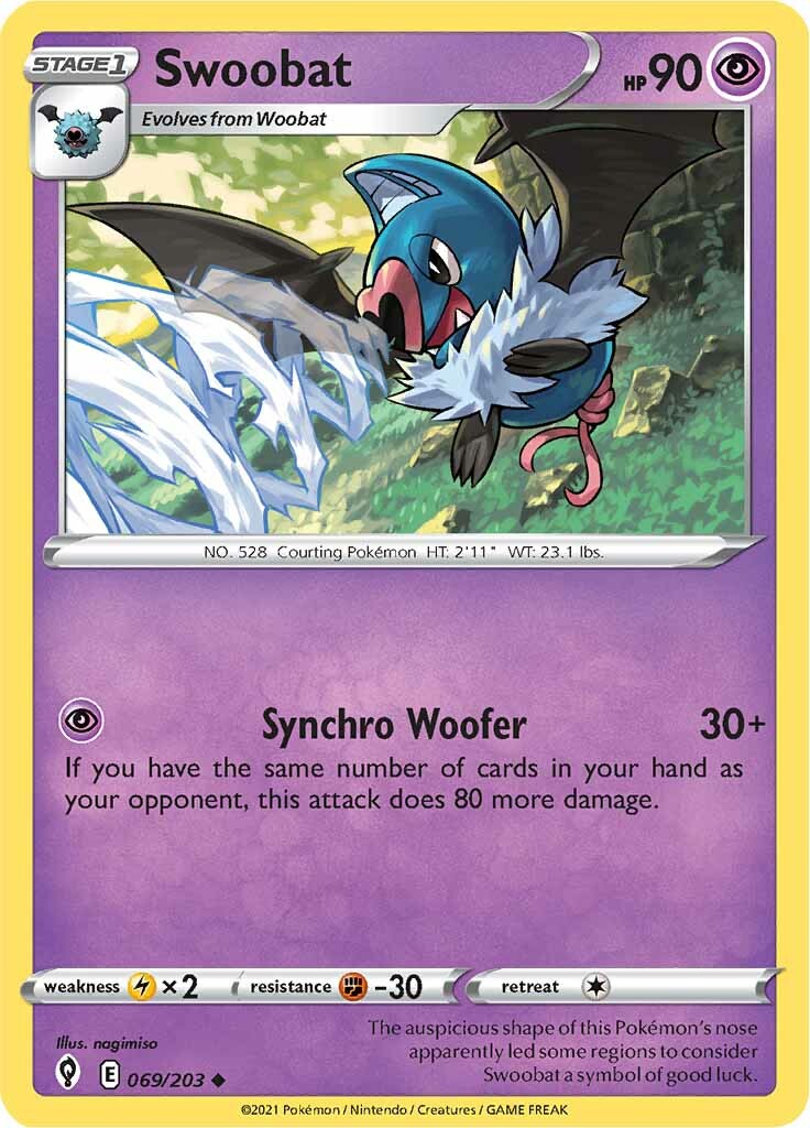 Swoobat (069/203) [Sword & Shield: Evolving Skies] | Card Citadel