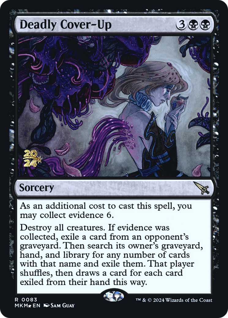 Deadly Cover-Up [Murders at Karlov Manor Prerelease Promos] | Card Citadel