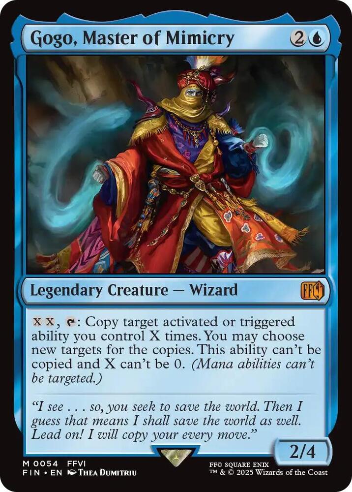 Gogo, Master of Mimicry [FINAL FANTASY] | Card Citadel