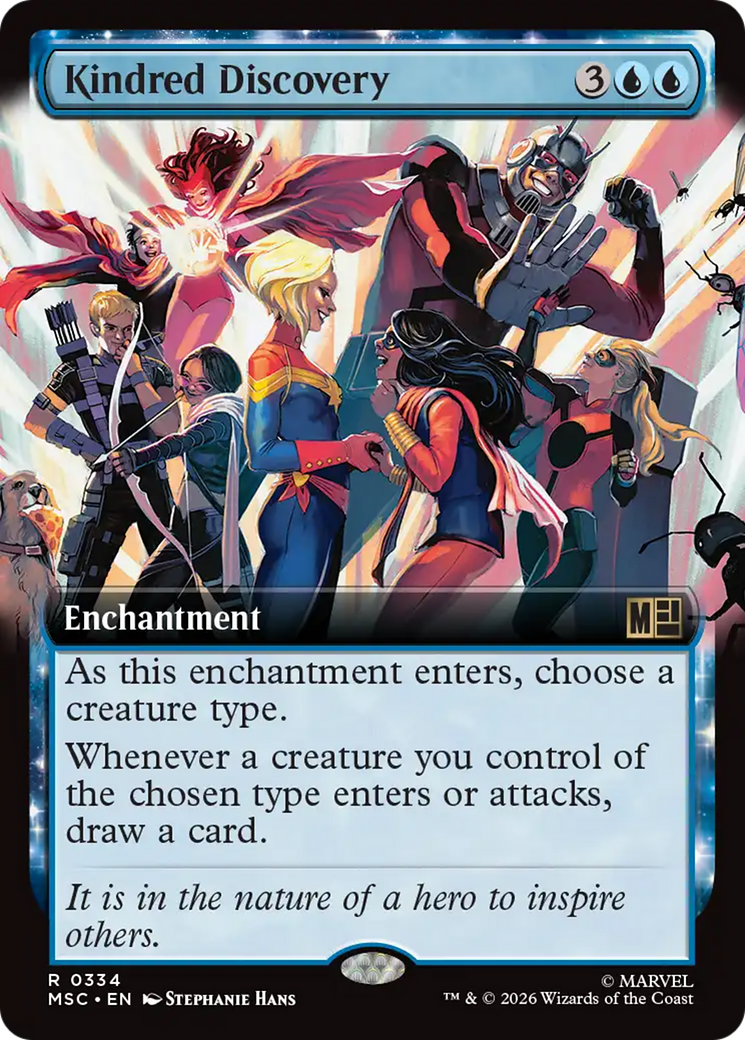 Kindred Discovery (Extended Art) [Marvel Super Heroes Commander] | Card Citadel