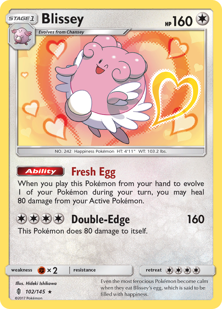 Blissey (102/145) [Sun & Moon: Guardians Rising] | Card Citadel