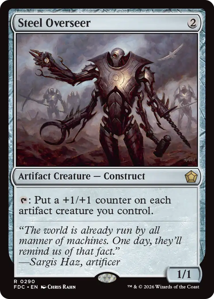 Steel Overseer [Foundations Commander] | Card Citadel