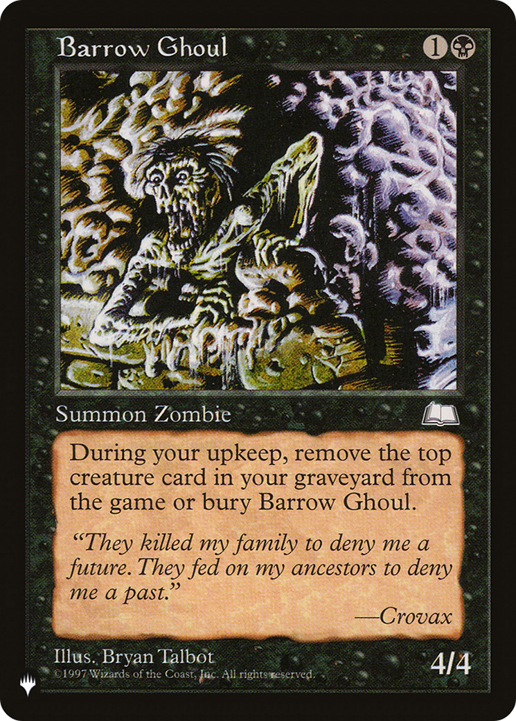 Barrow Ghoul [The List] | Card Citadel