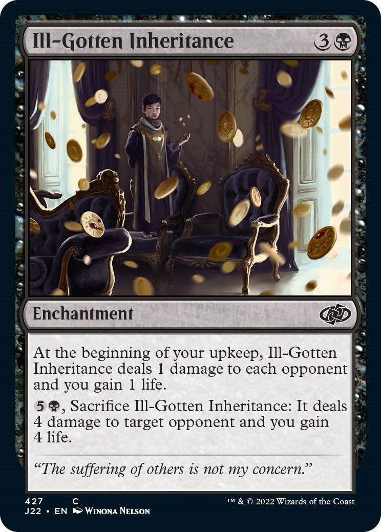 Ill-Gotten Inheritance [Jumpstart 2022] | Card Citadel