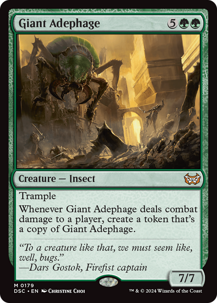 Giant Adephage [Duskmourn: House of Horror Commander] | Card Citadel