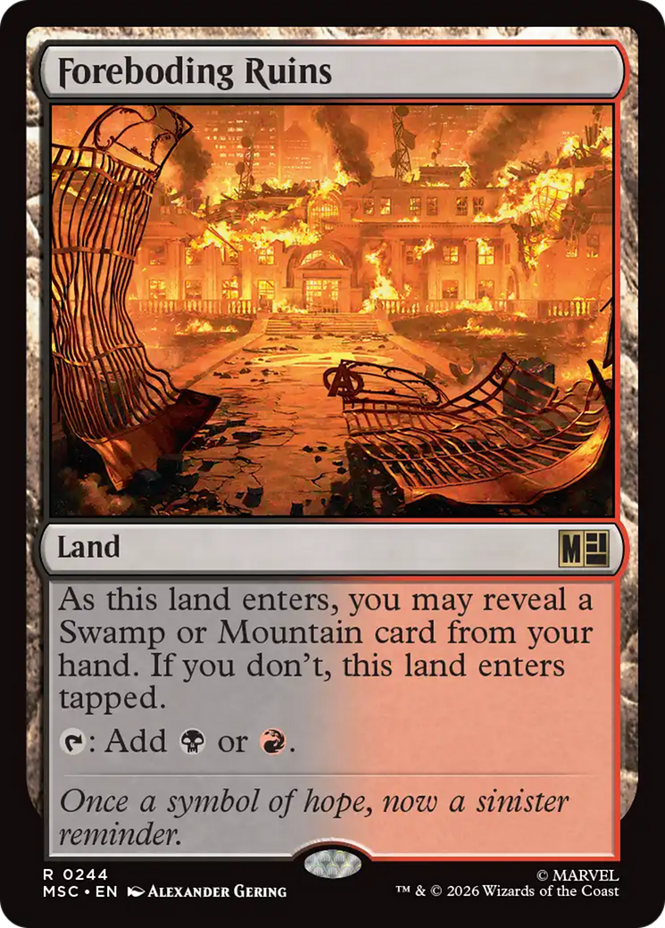 Foreboding Ruins [Marvel Super Heroes Commander] | Card Citadel