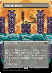 Echoing Deeps (Borderless) [The Lost Caverns of Ixalan] | Card Citadel