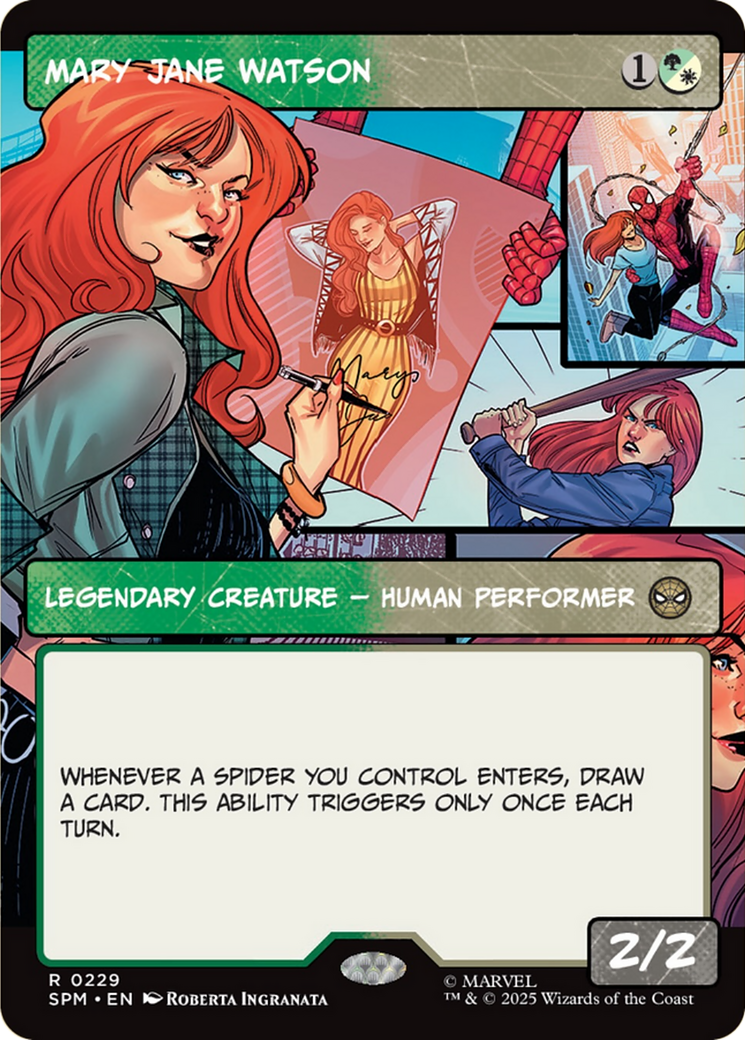 Mary Jane Watson (Borderless) [Marvel's Spider-Man] | Card Citadel