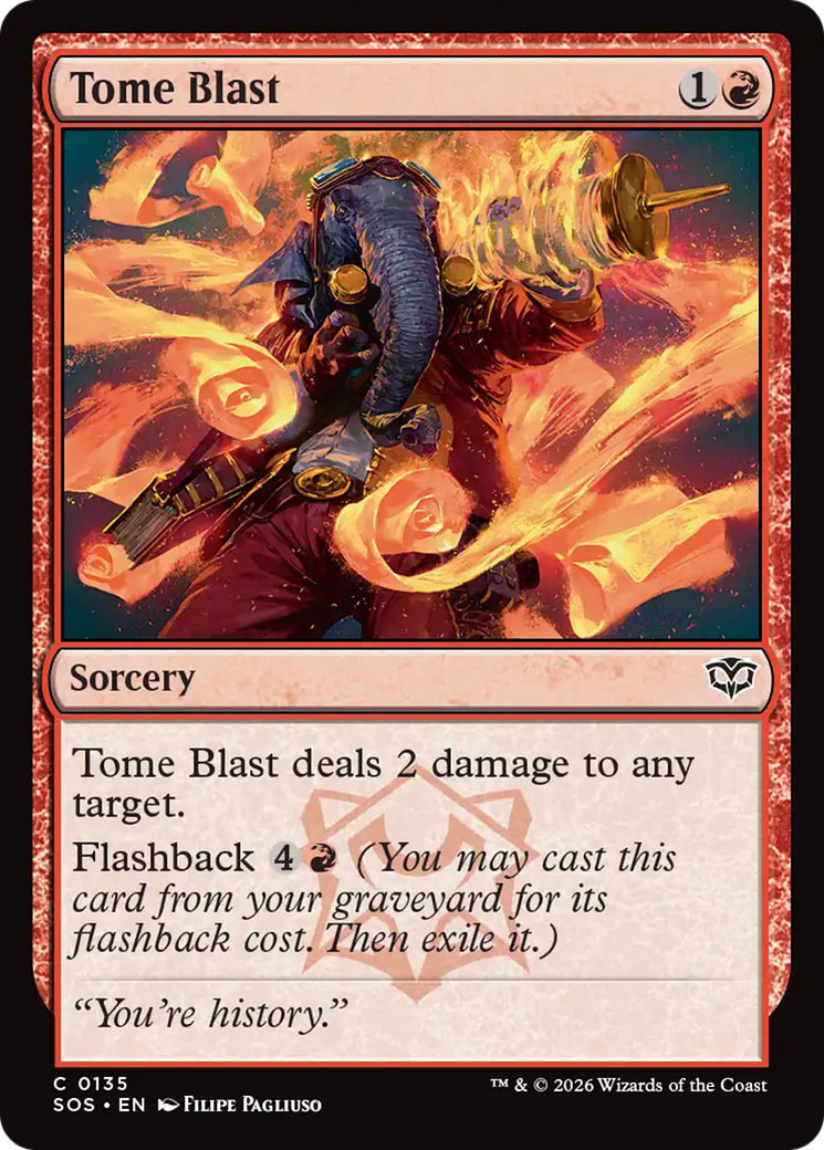 Tome Blast [Secrets of Strixhaven] | Card Citadel