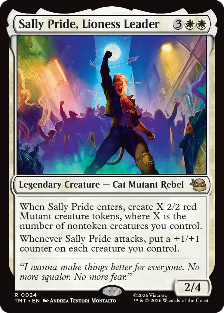 Sally Pride, Lioness Leader [Teenage Mutant Ninja Turtles] | Card Citadel