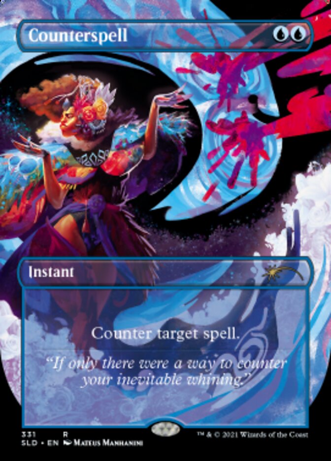 Counterspell (Borderless) [Secret Lair Drop Series] | Card Citadel