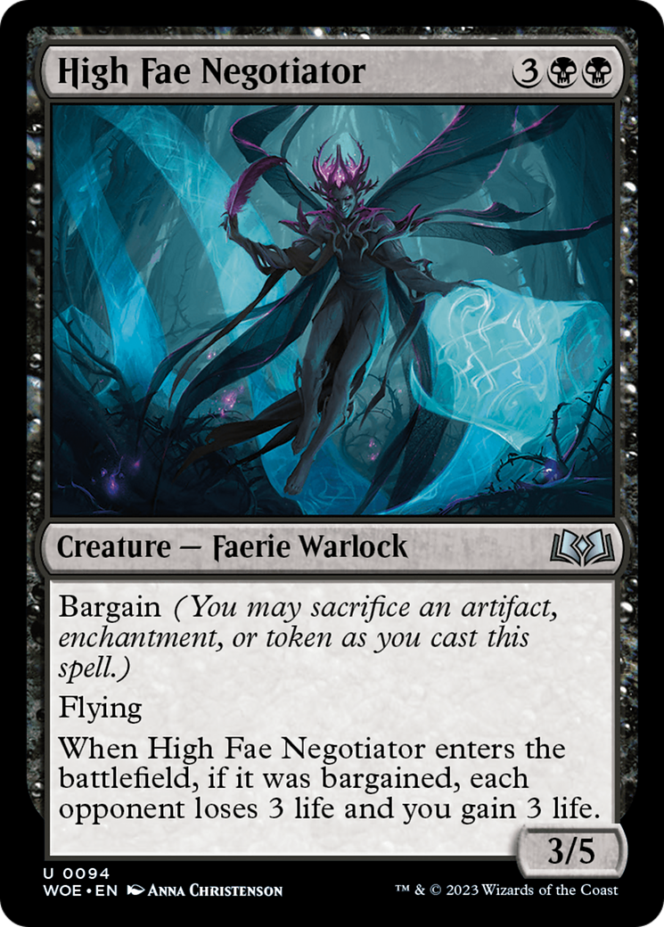 High Fae Negotiator [Wilds of Eldraine] | Card Citadel