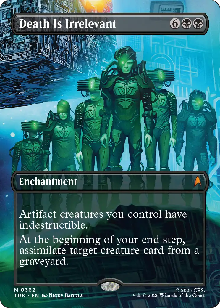 Death Is Irrelevant (Borderless) [Star Trek] | Card Citadel