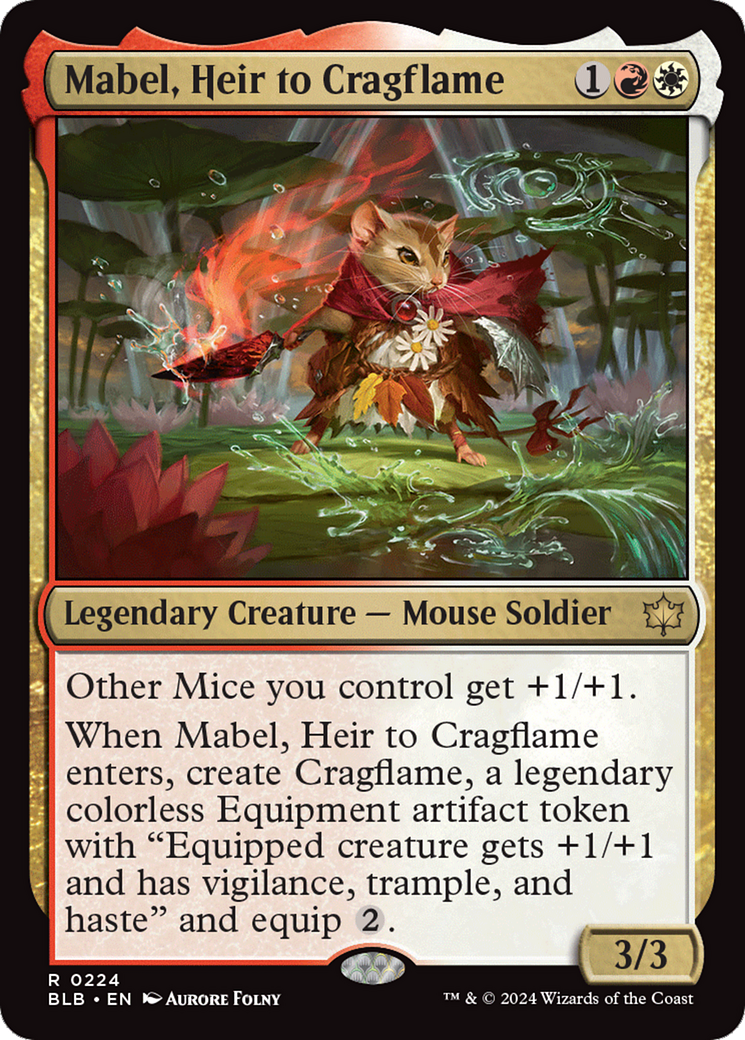 Mabel, Heir to Cragflame [Bloomburrow] | Card Citadel