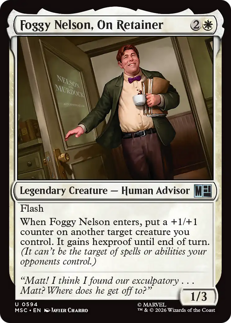 Foggy Nelson, On Retainer [Marvel Super Heroes Commander] | Card Citadel